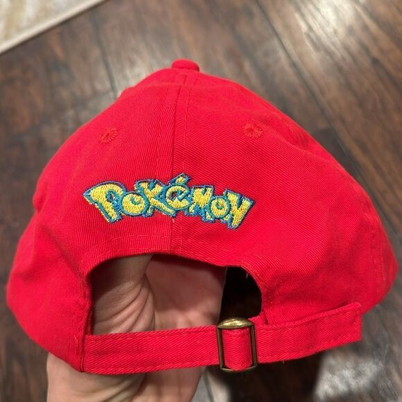 VTG Pokémon Ash Ketchum Cap Hat Unisex Adults Red White Embroidered Logo - Picture 4 of 6